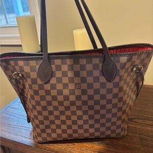 Louis Vuitton Brown Checkered Tote